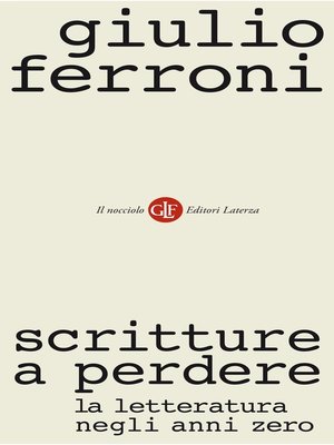 cover image of Scritture a perdere